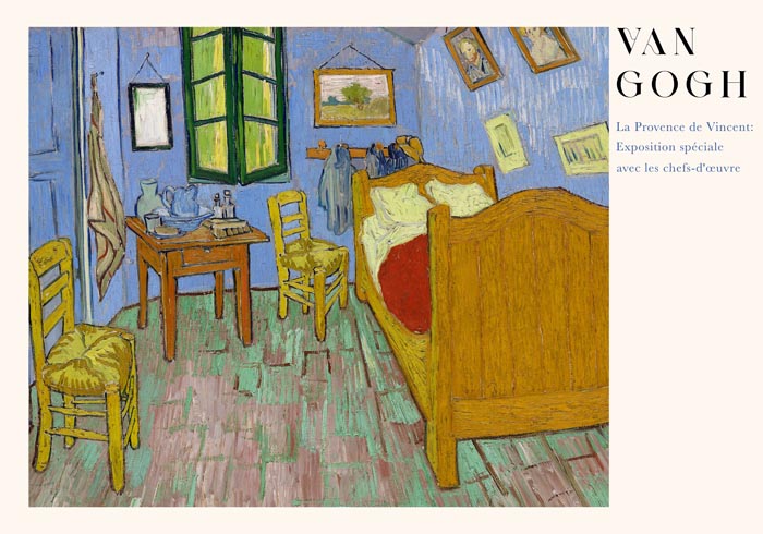 The Bedroom Art Poster by Van Gogh – Fine Art Print UV-resistent — Ansicht 3