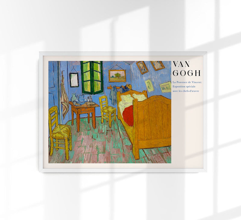 The Bedroom Art Poster by Van Gogh – Fine Art Print UV-resistent — Patroa Studio