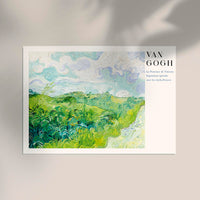Green Wheat Fields Auvers by Van Gogh – Fine Art Print UV-resistent Canvas — Ansicht 2