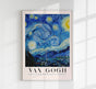 Starry Night Vertical Art Poster – Van Gogh Fine-Art-Druck UV-beständig