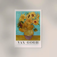 Vase with Twelve Sunflowers – Van Gogh Art Print Fine Art Paper UV-resistant — Ansicht 3