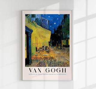 Cafe Terrace at Night – Vincent van Gogh | Ausstellungsposter | Fine Art
