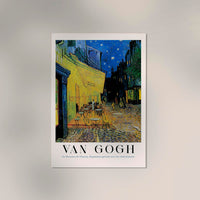 Cafe Terrace at Night – Vincent van Gogh Exhibition Poster Fine Art — Ansicht 3