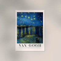 Starry Night Over the Rhone Art Poster – Fine Art Print | UV-beständig | Atelierdruck — Ansicht 3