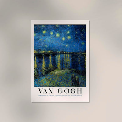 Starry Night Over the Rhone Art Poster – Fine Art Print | UV-beständig | Atelierdruck