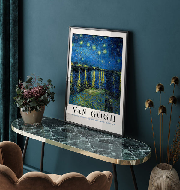 Starry Night Over the Rhone Art Poster – Fine Art Print | UV-beständig | Atelierdruck