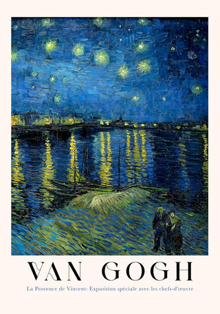 Starry Night Over the Rhone Art Poster – Fine Art Print | UV-beständig | Atelierdruck