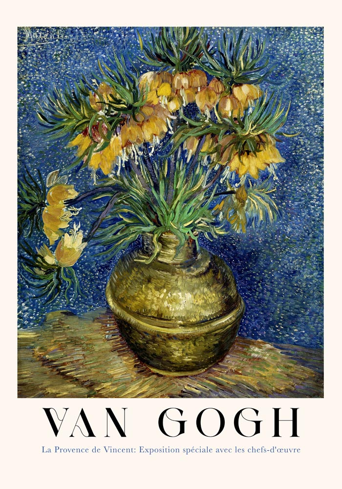 Imperial Fritillaries in a Copper Vase – Van Gogh Kunstdruck UV-beständig Berlin — Ansicht 4