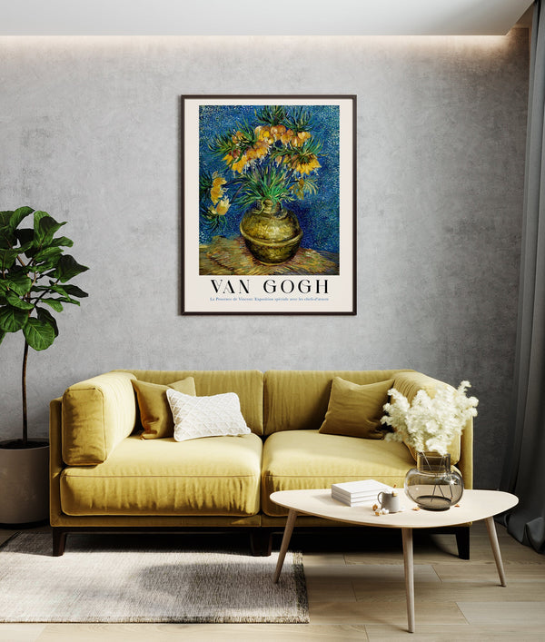 Imperial Fritillaries in a Copper Vase – Van Gogh Kunstdruck UV-beständig Berlin