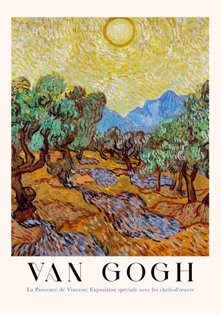 Olive Trees Exhibition Art Poster by Van Gogh – Impressionismus | Fine Art Print | UV-beständig