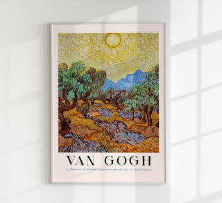 Olive Trees Exhibition Art Poster by Van Gogh – Impressionismus | Fine Art Print | UV-beständig
