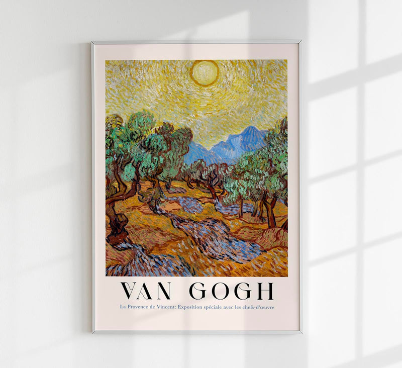 Olive Trees Exhibition Art Poster by Van Gogh – Impressionismus Fine Art Print UV-beständig — Patroa Studio