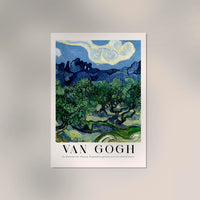 Olive Trees with the Alpilles in the Background Art Poster by Van Gogh – Fine Art Print UV-beständig — Ansicht 3