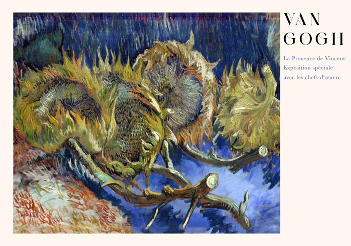 Van Gogh Verwelkte Sonnenblumen Kunstposter – Fine Art Canvas in 6 Größen — Ansicht 4