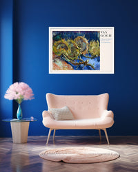 Van Gogh Verwelkte Sonnenblumen Kunstposter – Fine Art Canvas in 6 Größen — Ansicht 2