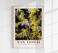 Blossoming Acacia Branches Exhibition Art Poster – Van Gogh Fine Art Print — Ansicht 1