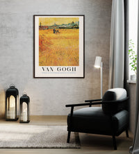 Wheat Field with View of Arles – Van Gogh Exhibition Art Poster | Fine Art Print — Ansicht 2