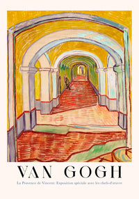 Corridor in the Asylum – Fine Art Print | Van Gogh Hommage | Expressionistisches Poster — Ansicht 4