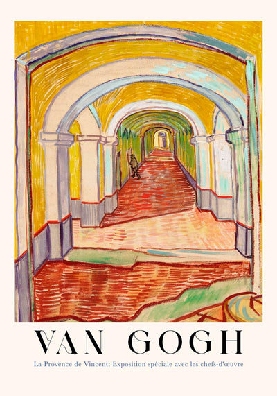 Corridor in the Asylum – Fine Art Print | Van Gogh Hommage | Expressionistisches Poster