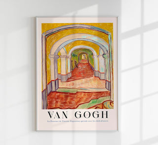 Corridor in the Asylum – Fine Art Print | Van Gogh Hommage | Expressionistisches Poster