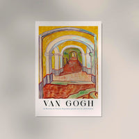 Corridor in the Asylum – Fine Art Print | Van Gogh Hommage | Expressionistisches Poster — Ansicht 3