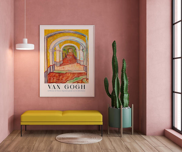 Corridor in the Asylum – Fine Art Print | Van Gogh Hommage | Expressionistisches Poster