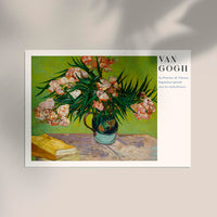 Van Gogh Oleanders Exhibition Art Poster – Fine Art Druck auf Leinwand oder Papier — Ansicht 3