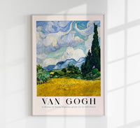 Wheat Field with Cypresses (Vertical) – Van Gogh Exhibition Art Poster | Fine Art Print — Ansicht 1