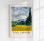 Wheat Field with Cypresses (Vertical) – Van Gogh Exhibition Art Poster | Fine Art Print