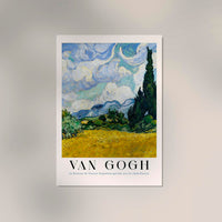 Wheat Field with Cypresses (Vertical) – Van Gogh Exhibition Art Poster | Fine Art Print — Ansicht 3