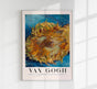 Sunflower in Blue – Exhibition Art Poster by Van Gogh | Art Print | Modern Reinterpretation