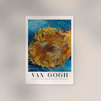 Sunflower in Blue – Exhibition Art Poster by Van Gogh | Art Print | Modern Reinterpretation — Ansicht 3