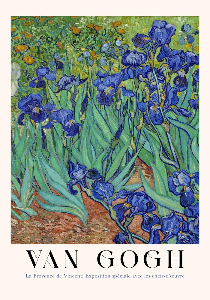 Iris in the Field by Van Gogh – Fine Art Poster | UV-beständig | Atelierdruck Berlin — Ansicht 4