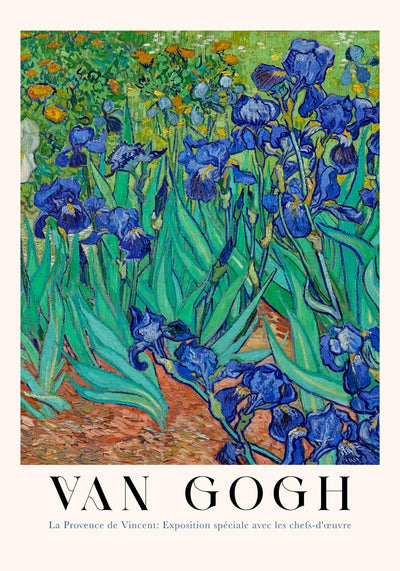 Iris in the Field by Van Gogh – Fine Art Poster | UV-beständig | Atelierdruck Berlin