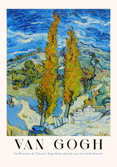 The Poplars at Saint-Rémy – Van Gogh Kunstdruck | UV-beständig