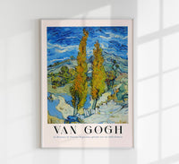The Poplars at Saint-Rémy – Van Gogh Kunstdruck | UV-beständig — Ansicht 1