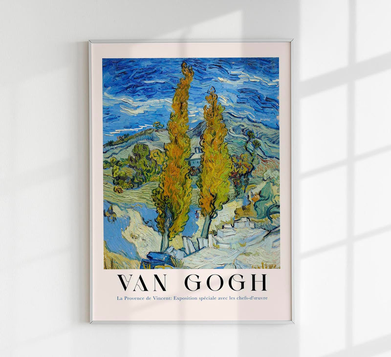 The Poplars at Saint-Rémy – Van Gogh Kunstdruck | UV-beständig — Patroa Studio