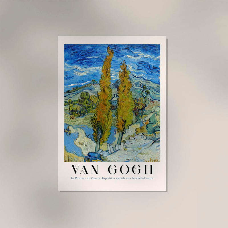 The Poplars at Saint-Rémy – Van Gogh Kunstdruck | UV-beständig — Ansicht 3