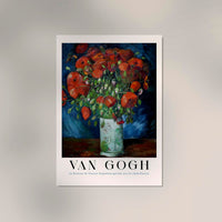 Vase with Poppies by Van Gogh – UV-Resistant Fine Art Print | Floral Exhibition Graphic — Ansicht 3