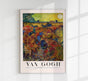 The Red Vineyard – Exhibition Art Poster by Van Gogh | Kunstdruck impressionistische Landschaft