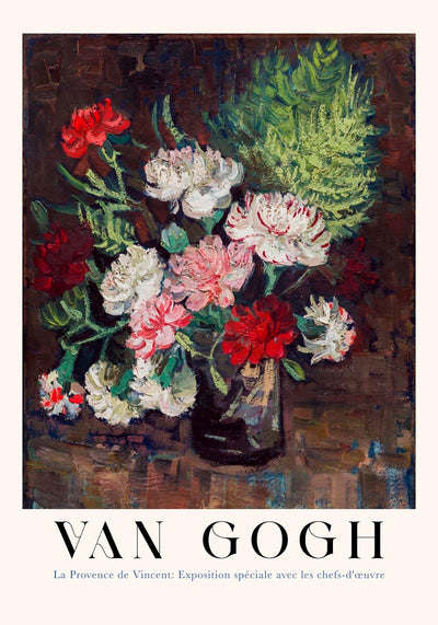 Vase with Carnations – Van Gogh Kunstdruck UV-beständig | Patroa Studio