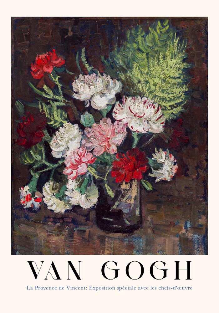 Vase with Carnations – Van Gogh Kunstdruck UV-beständig | Patroa Studio — Ansicht 4