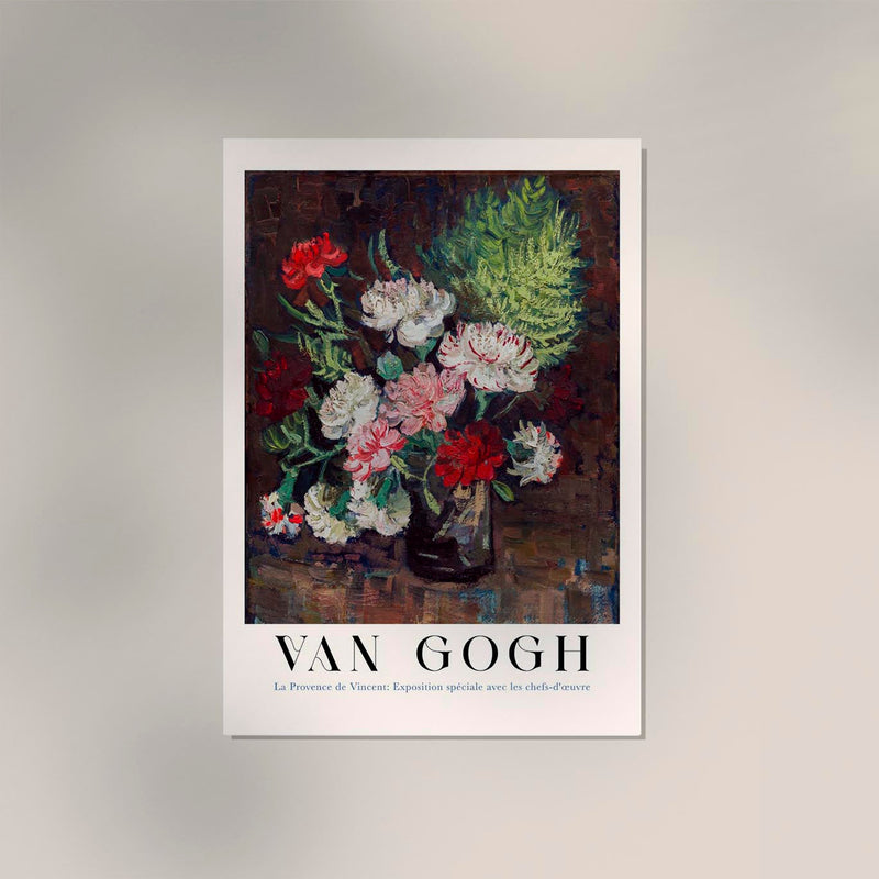 Vase with Carnations – Van Gogh Kunstdruck UV-beständig | Patroa Studio — Ansicht 3
