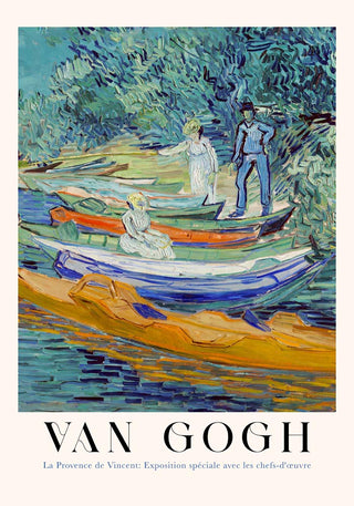 Bank of the Oise at Auvers by Van Gogh Exhibition Art Poster – Fine Art Print | Post-Impressionismus | UV‑resistent