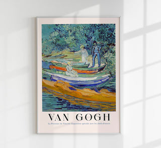 Bank of the Oise at Auvers by Van Gogh Exhibition Art Poster – Fine Art Print | Post-Impressionismus | UV‑resistent