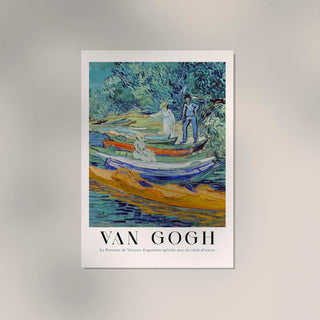Bank of the Oise at Auvers by Van Gogh Exhibition Art Poster – Fine Art Print | Post-Impressionismus | UV‑resistent