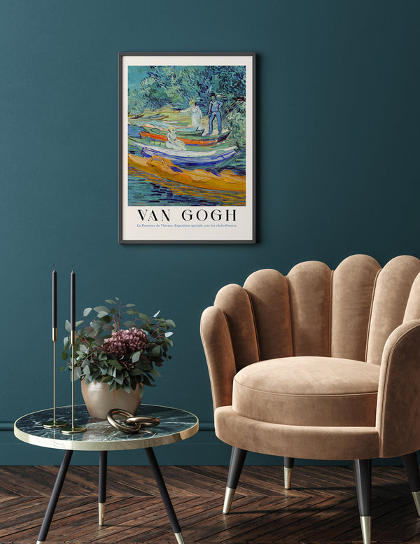 Bank of the Oise at Auvers by Van Gogh – Fine Art Print UV-resistant