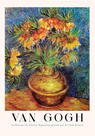 Imperial Fritillaries in a Copper Vase – Exhibition Art Poster by Van Gogh | UV-beständig | Premium Kunstdruck aus Berlin