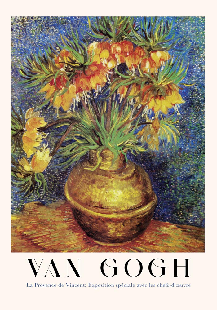 Imperial Fritillaries in a Copper Vase – Van Gogh Kunstdruck UV-beständig Berliner Manufaktur — Ansicht 4