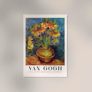 Imperial Fritillaries in a Copper Vase – Exhibition Art Poster by Van Gogh | UV-beständig | Premium Kunstdruck aus Berlin